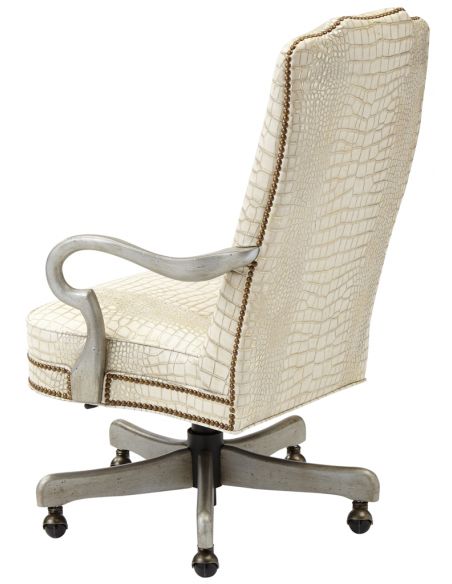 Office Chairs Nail Head Swivel Executive Chair