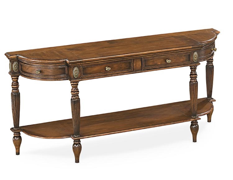 Console & Sofa Tables Elegant Bowfront Console