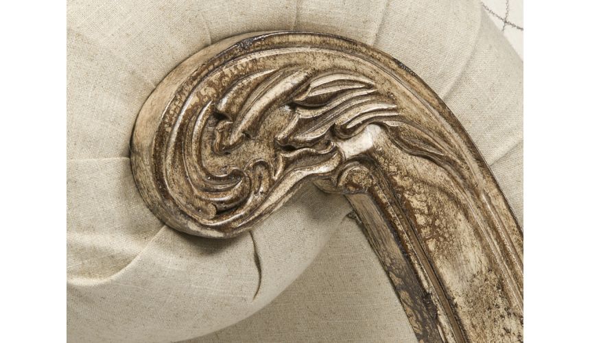 SOFA, COUCH & LOVESEAT Elegant Tufted Carved Sofa. Elegant Furnishings