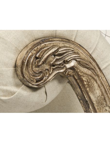 SOFA, COUCH & LOVESEAT Elegant Tufted Carved Sofa. Elegant Furnishings
