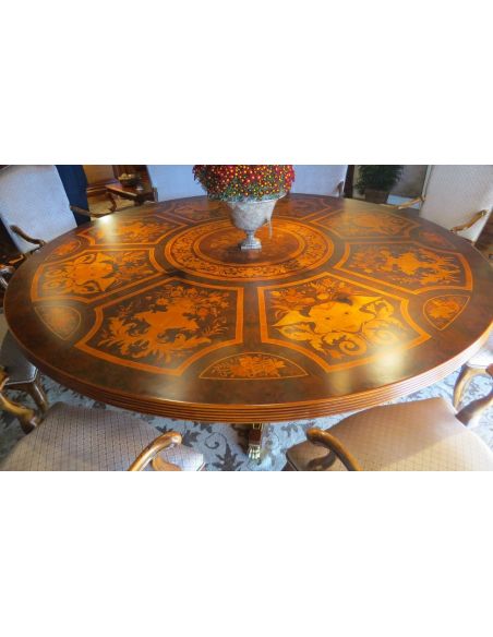 11 Exquisite Empire style dining set. Luxury dining furniture.