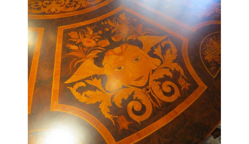 Handmade Italian Luxury Furniture 11 Exquisite Empire style dining set. Luxury dining furniture.