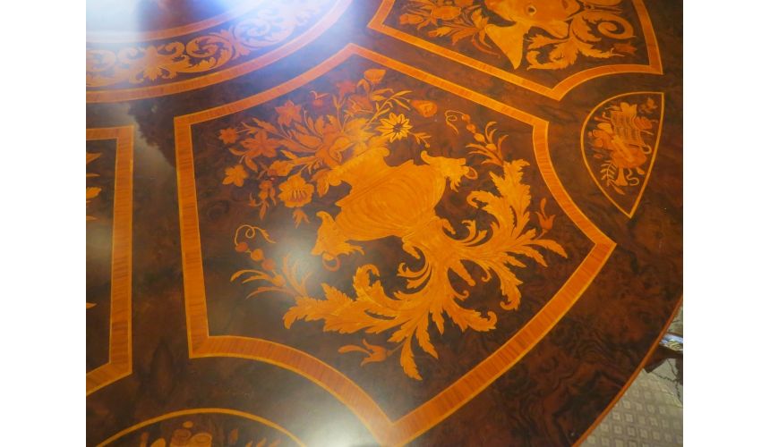 Handmade Italian Luxury Furniture 11 Exquisite Empire style dining set. Luxury dining furniture.