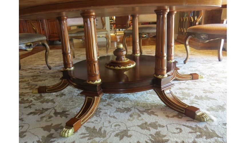 Handmade Italian Luxury Furniture 11 Exquisite Empire style dining set. Luxury dining furniture.