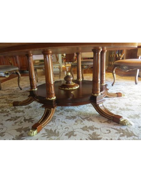 Handmade Italian Luxury Furniture 11 Exquisite Empire style dining set. Luxury dining furniture.