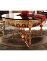 Handmade Italian Luxury Furniture Empire style round foyer table