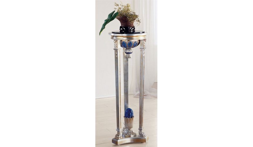 Handmade Italian Luxury Furniture Empire style round foyer table