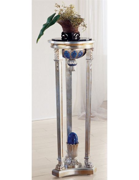 Handmade Italian Luxury Furniture Empire style round foyer table