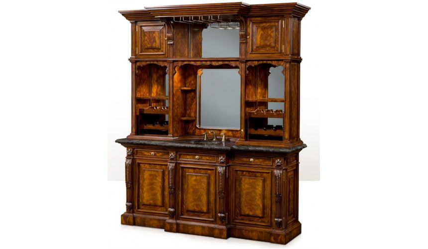 Empire style home bar. Luxury furniture.