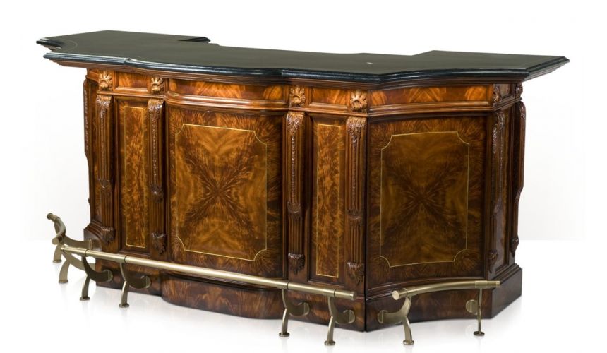 Empire style home bar. Luxury furniture.