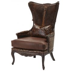 Luxury Leather & Upholstered Furniture Accent Arm Chair