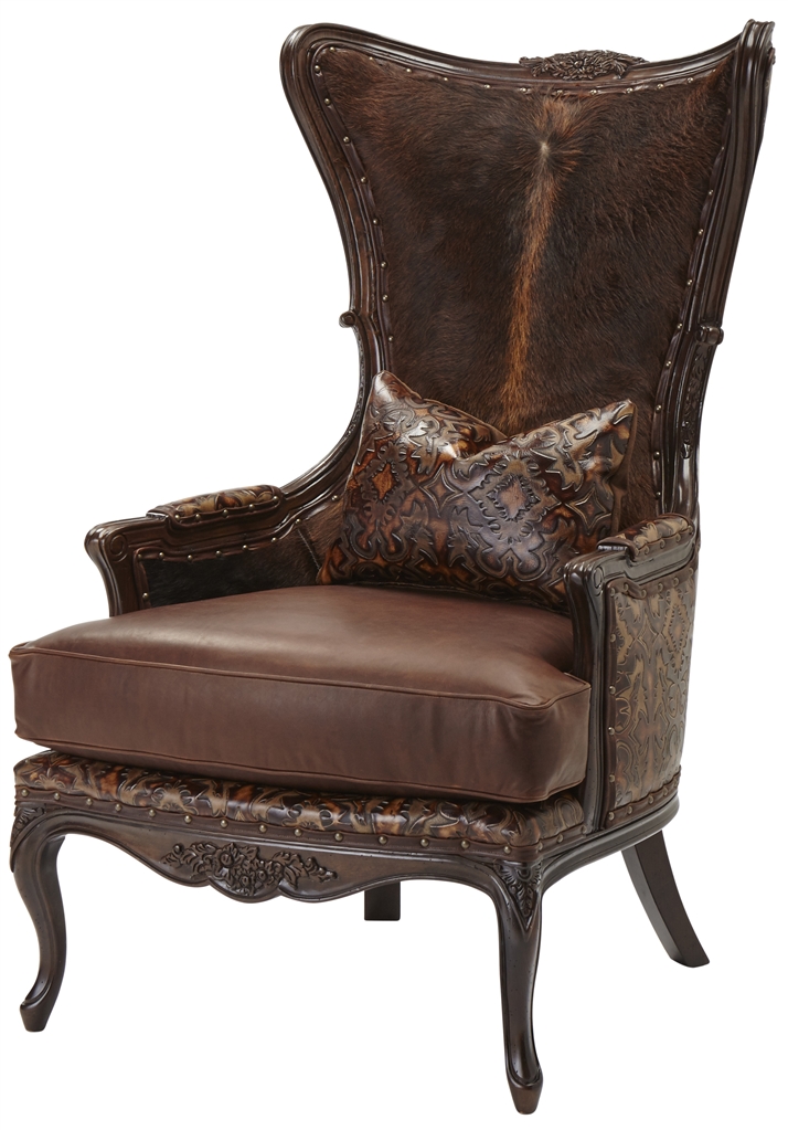 Luxury Leather & Upholstered Furniture Accent Arm Chair