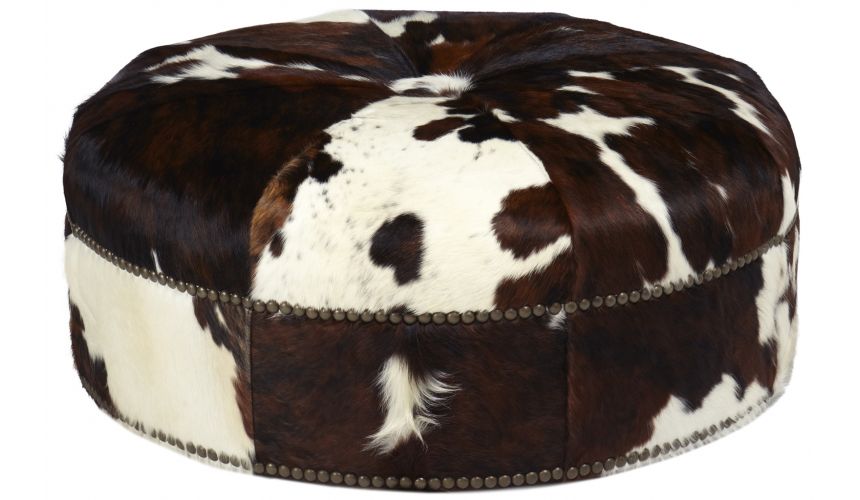 Luxury Leather & Upholstered Furniture Upholstered Ottoman