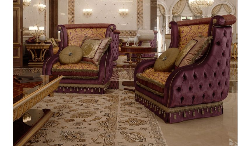 Luxury Leather & Upholstered Furniture Furniture Masterpiece Collection, chair. Handmade in Europe.