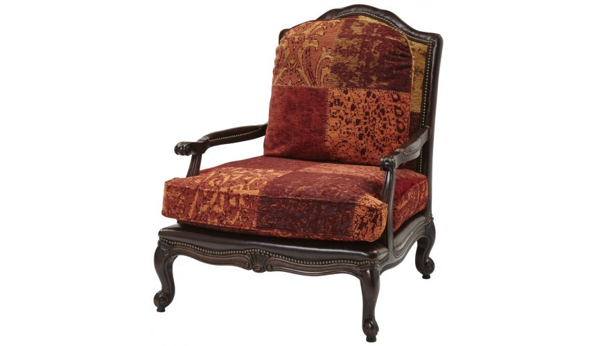 Luxury Leather & Upholstered Furniture Antique Arm Chair