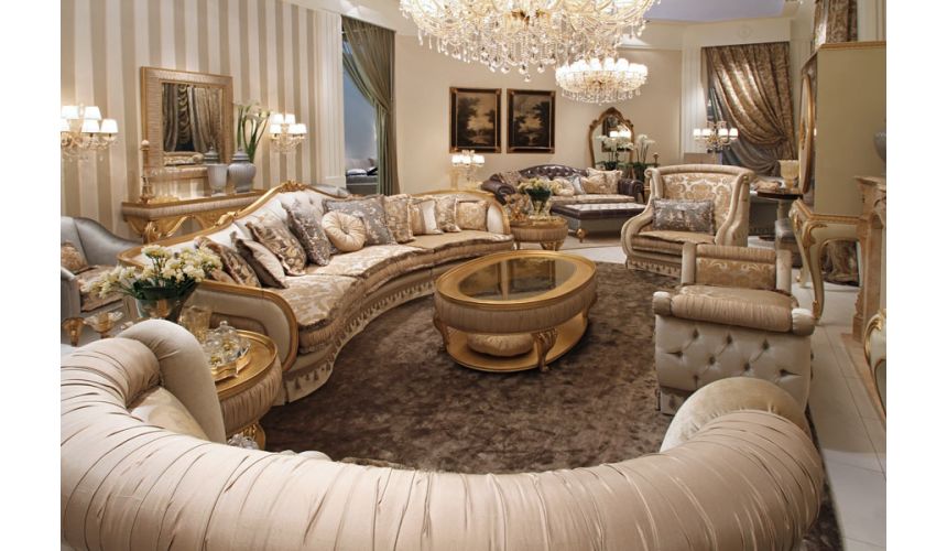 Luxury Leather & Upholstered Furniture Furniture Masterpiece Collection, sectional. Handmade in Europe.
