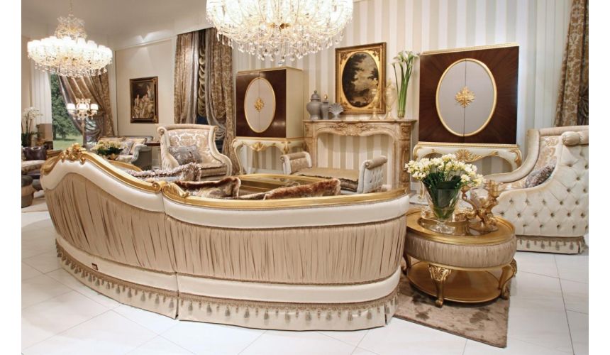 Luxury Leather & Upholstered Furniture Furniture Masterpiece Collection, sectional. Handmade in Europe.