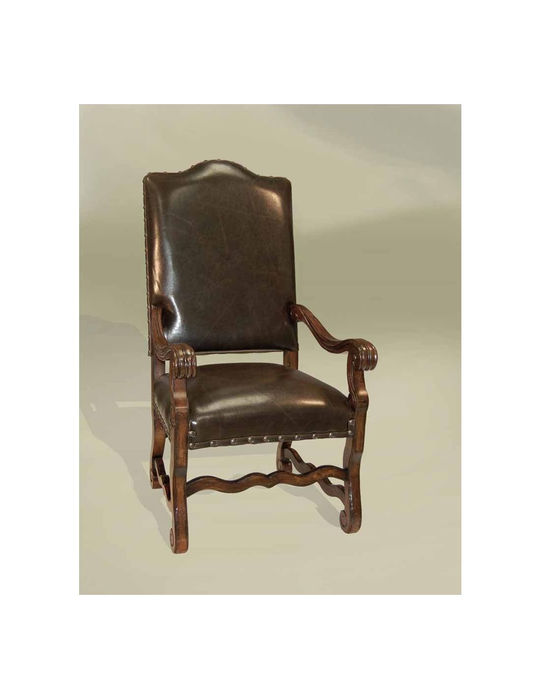 Rustic Luxury Leather Furniture Arm, Rustic Leather Dining Chairs