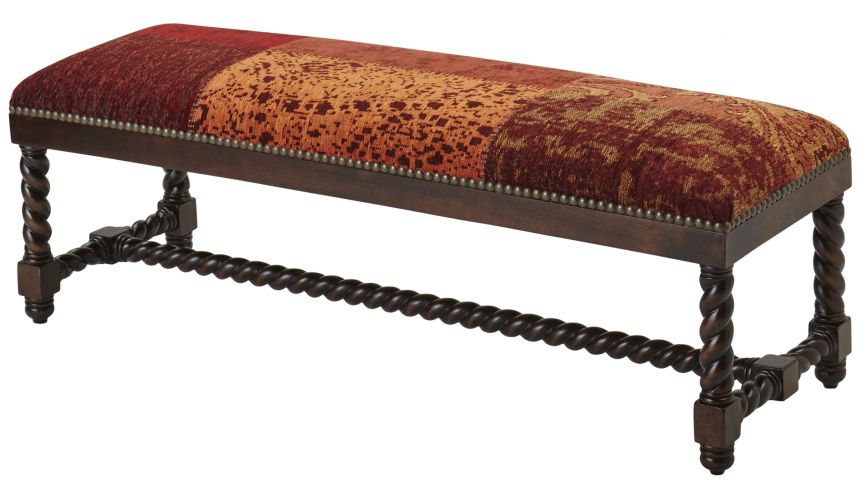 Luxury Leather & Upholstered Furniture Traditional Upholstered Bench