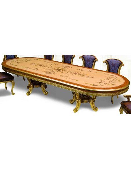 Dining Tables 21 Exquisite marquetry and detail. Luxury dining furniture.