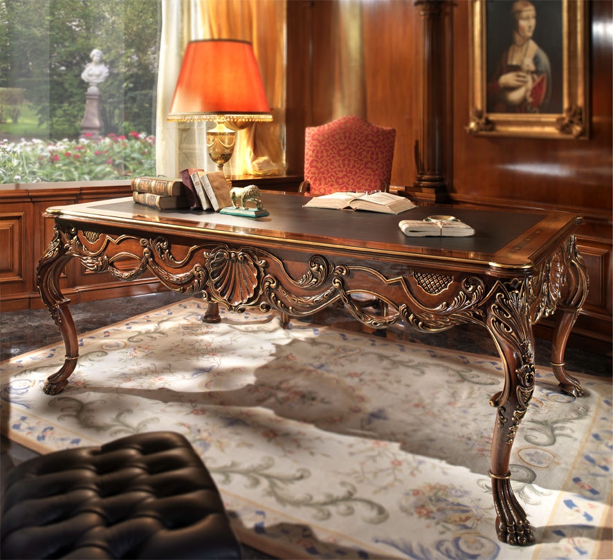 Furniture Masterpieces Extraordinary luxury writing desk. Furniture masterpiece collection.