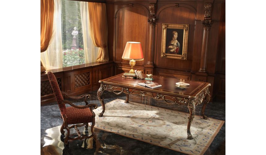 Furniture Masterpieces Extraordinary luxury writing desk. Furniture masterpiece collection.