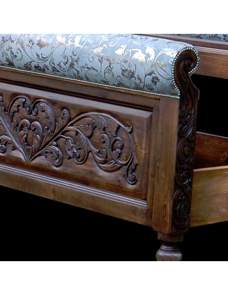 BEDS - Queen, King & California King Sizes Fancy leather bed. High style western furniture. The best in cowboy decor.