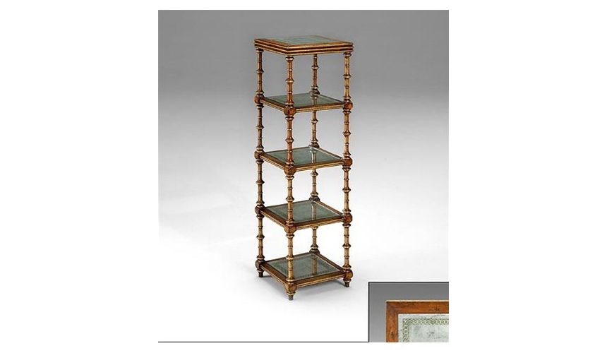 Decorative Accessories Five-tier-shelves-w-glass