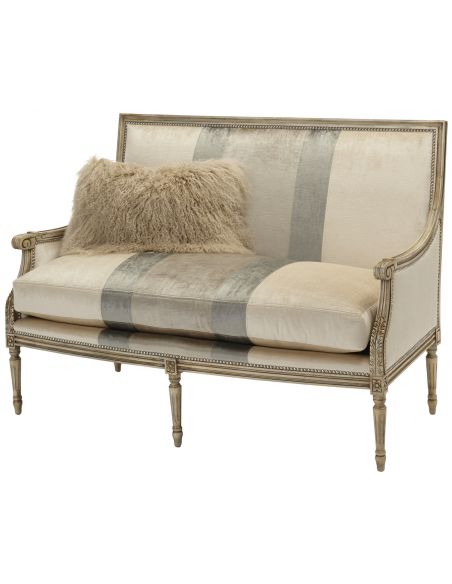 Upholstered Settee Sofa