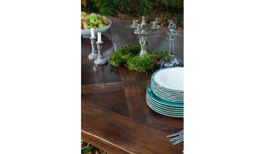 Dining Tables Luxury basket weave pattern dining table