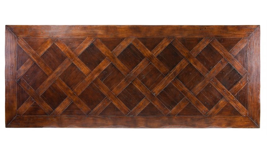 Dining Tables Luxury basket weave pattern dining table