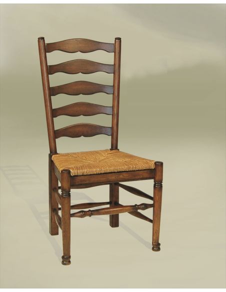 Rustic Luxury Furniture, French ladderback Side Chair