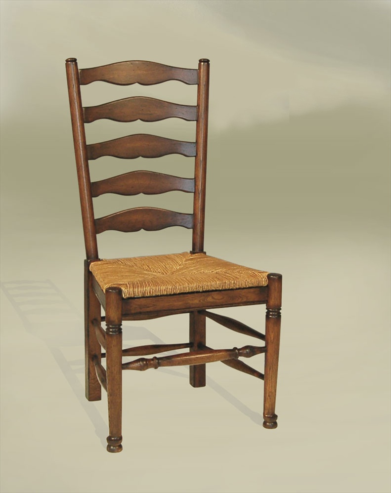 Dining Chairs Rustic Luxury Furniture, French ladderback Side Chair