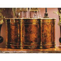 Breakfronts & China Cabinets French style, high end serpentine credenza.