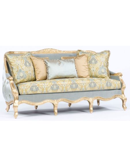 French style sofa. Tufted luxury furniture. 301