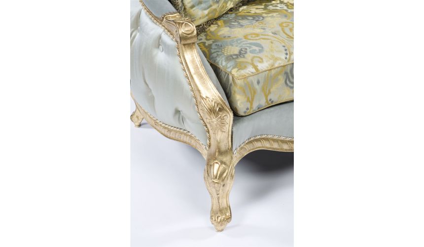SOFA, COUCH & LOVESEAT French style sofa. Tufted luxury furniture. 301