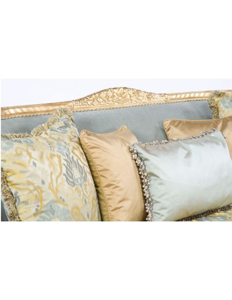 SOFA, COUCH & LOVESEAT French style sofa. Tufted luxury furniture. 301