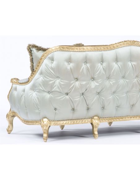 SOFA, COUCH & LOVESEAT French style sofa. Tufted luxury furniture. 301
