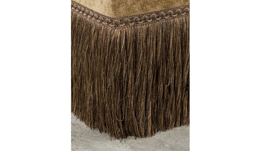 Luxury Leather & Upholstered Furniture Furniture and furnishings. Plush chaise lounge. 422