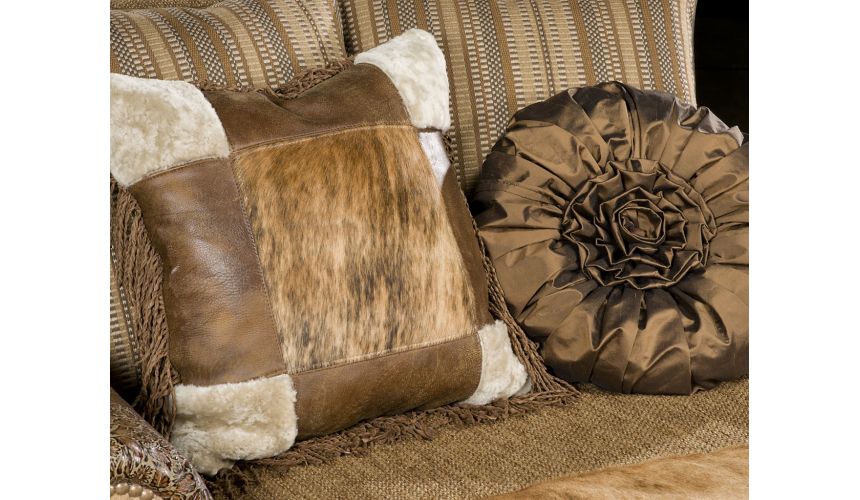 Luxury Leather & Upholstered Furniture Furniture and furnishings. Plush chaise lounge. 422