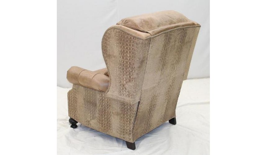 MOTION SEATING - Recliners, Swivels, Rockers Gator Leather Recliner, unique high style furniture