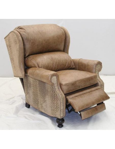 MOTION SEATING - Recliners, Swivels, Rockers Gator Leather Recliner, unique high style furniture
