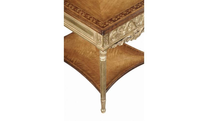 Square & Rectangular Side Tables Gilded Lamp-Side Table 593518