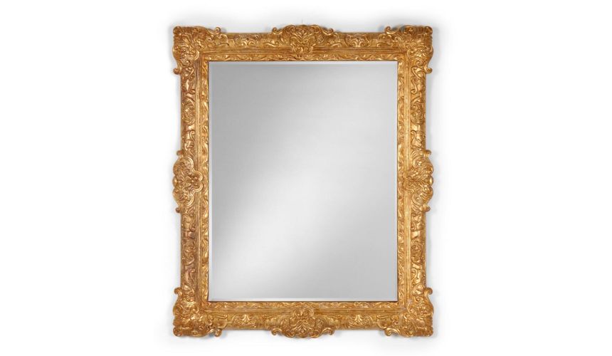Decorative Accessories Gilded Carved Mirror Frame Home Accessories