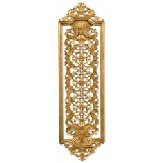 Decorative Accessories Hand carved pair of solid wood and gilded wall panel. Antique reproduction