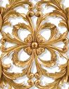 Decorative Accessories Hand carved pair of solid wood and gilded wall panel. Antique reproduction