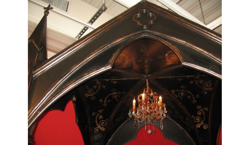 Gothic Home Furnishings Canopy, Gothic Queen Bed Frame