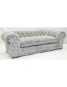 SOFA, COUCH & LOVESEAT Grey fox faux fur sofa. Crazy fun and comfortable.