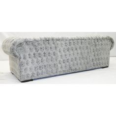 SOFA, COUCH & LOVESEAT Grey fox faux fur sofa. Crazy fun and comfortable. 2