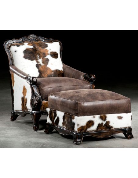 Hair hide chair. Luxury furniture. 23